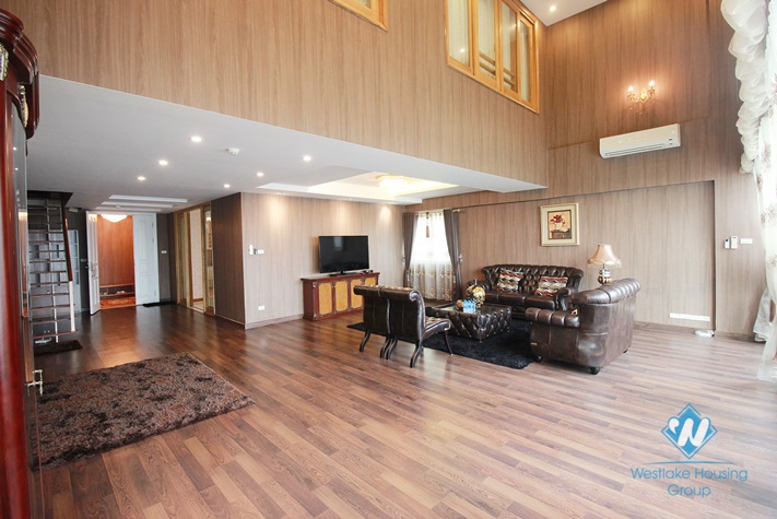 High quality penthouse apartment for rent in Ciputra, Tay Ho, Ha Noi